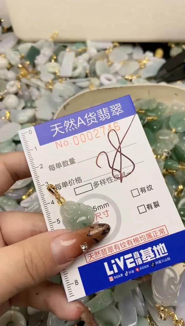 【闪购商品】翡翠颈饰未镶嵌天然A货翡翠