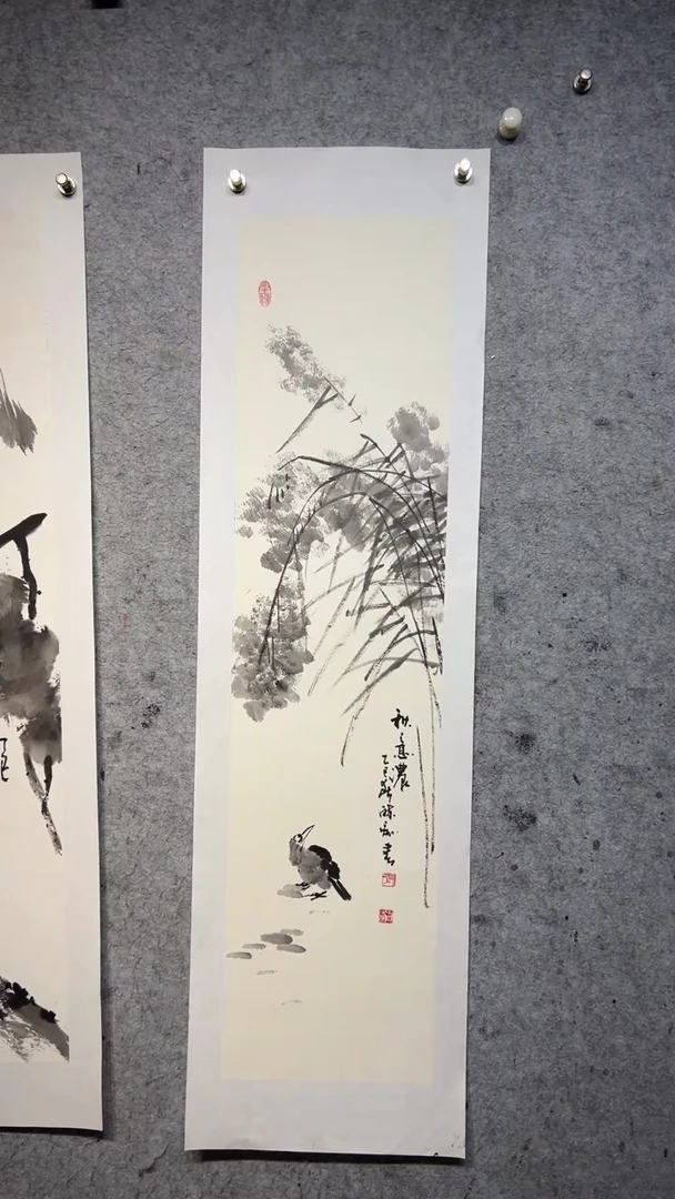 国画澹*张自学水墨画19