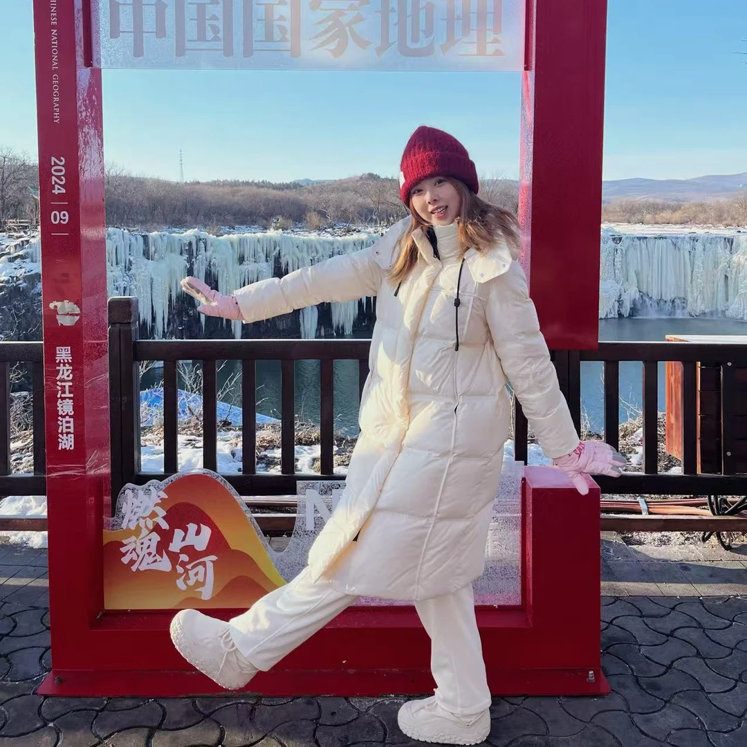 加登鹅火炉极寒-35度重度充绒90白鹅绒长款中性男女通穿羽绒服