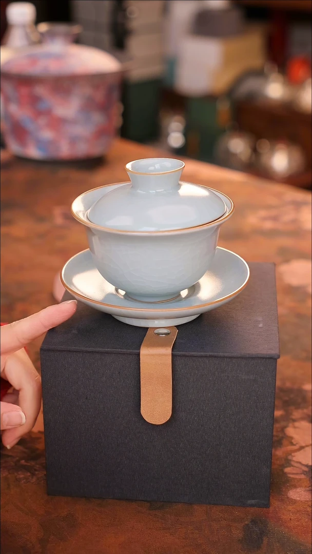 【闪购商品】陶瓷茶具（无礼盒无茶盘）@@A8187