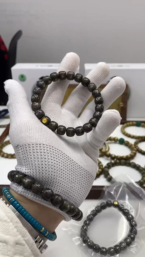 【闪购商品】星月菩提手串173 /T0 金标黑冰10*9mm