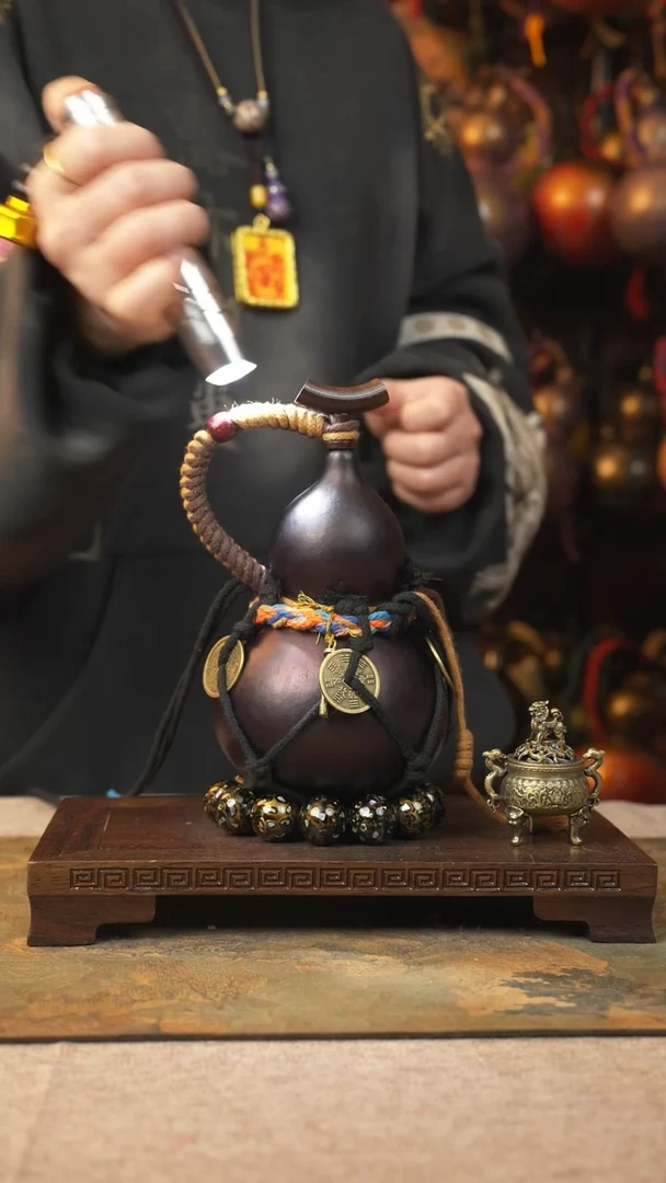 【闪购商品】087大漆葫芦一物一拍记葫堂出品