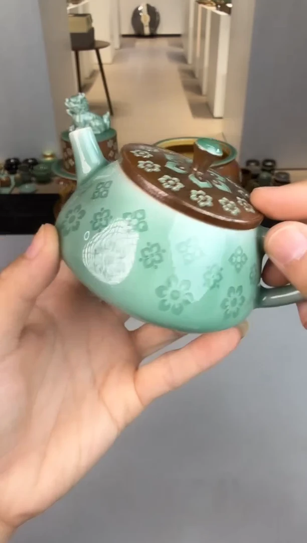 青瓷手工茶器不带礼盒包邮