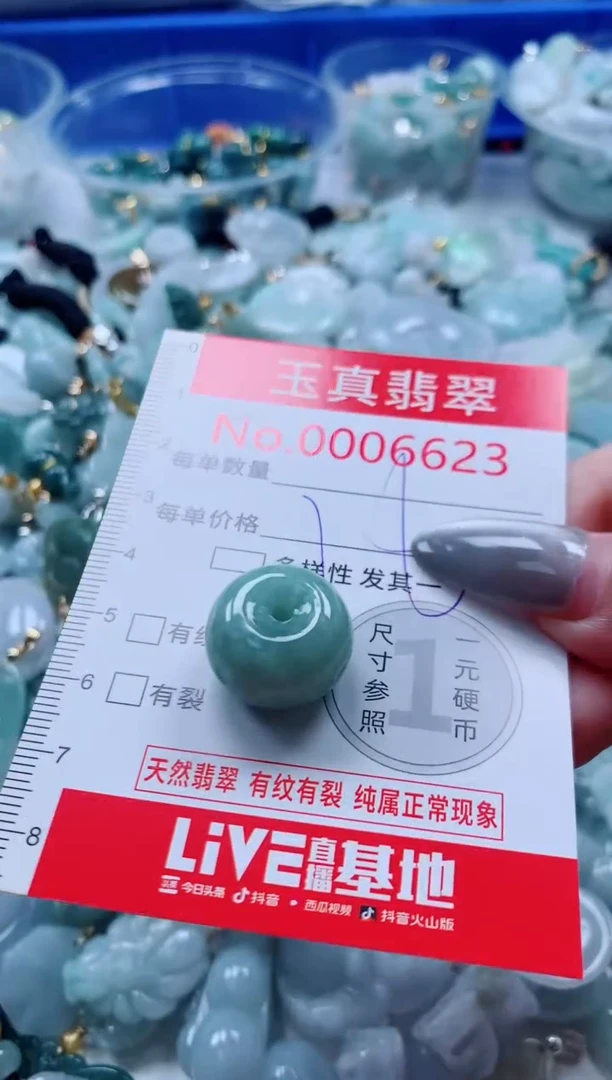 吊坠(不含链)未镶嵌翡翠6623