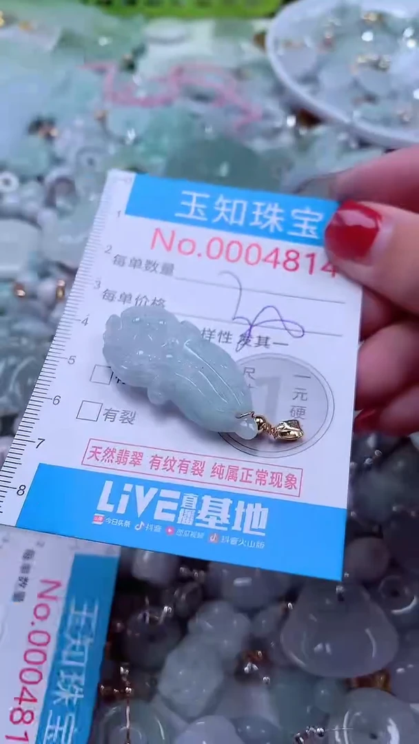 吊坠(不含链)未镶嵌翡翠4814