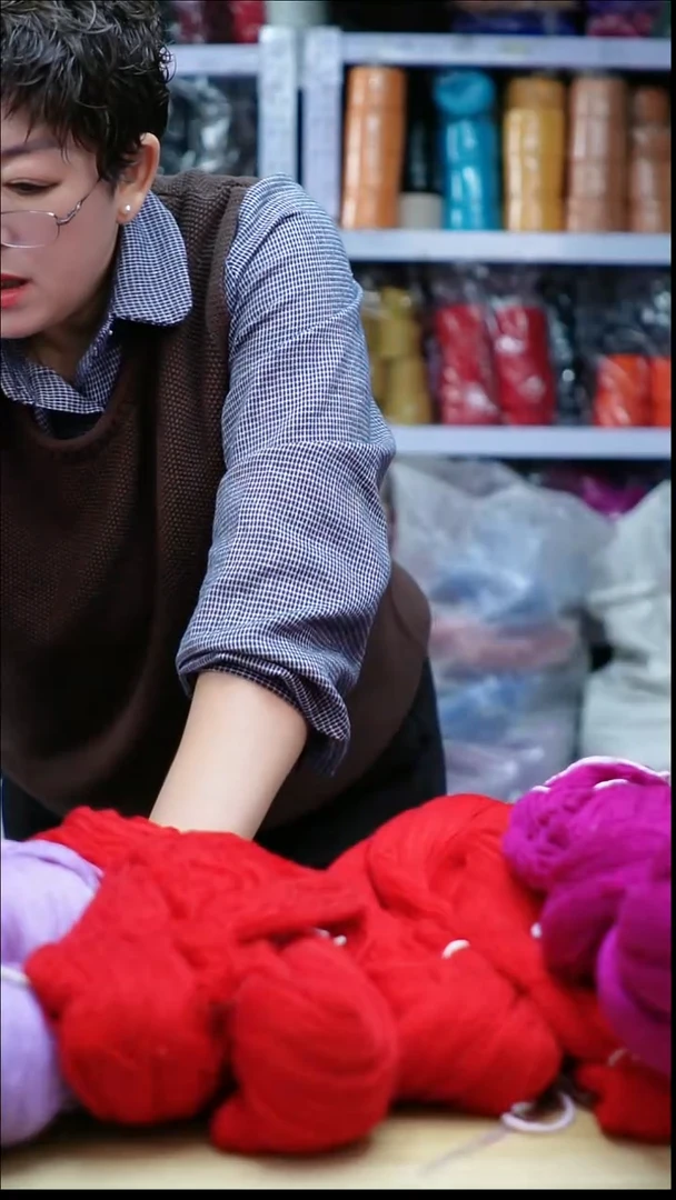 羊毛欢姐手编线B136