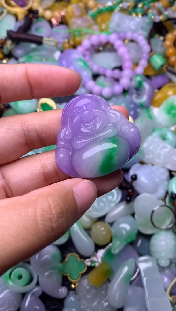 颈饰未镶嵌翡翠缅甸翡翠吊坠