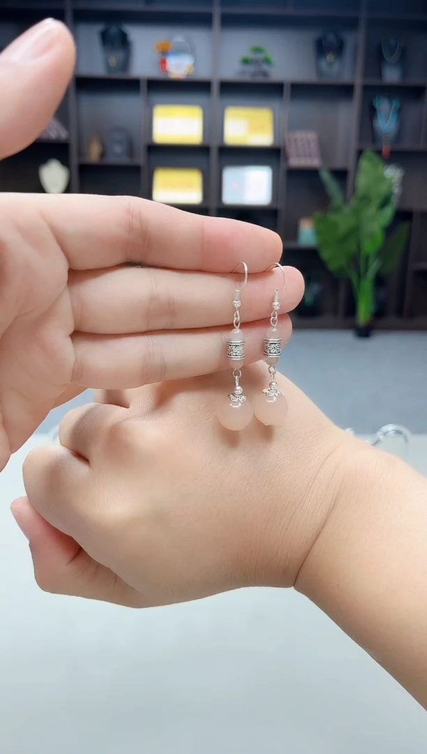 未镶嵌耳钉玛瑙/玉髓338