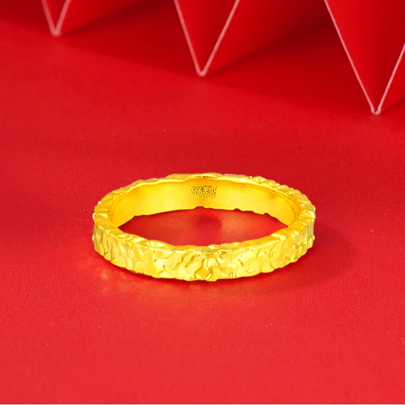 【夏夏专享】足金999饰品 碎冰冰戒配件 BP