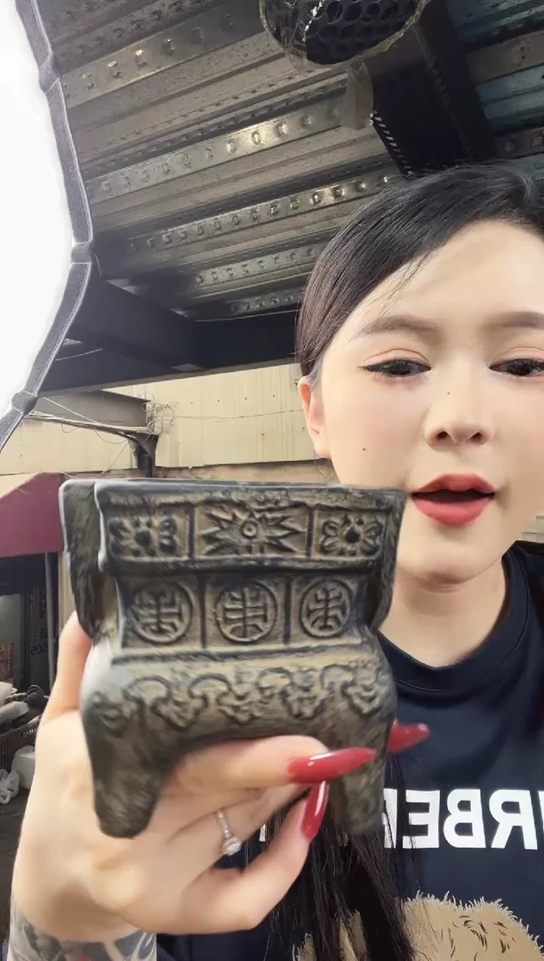 陶土【火山泥】香炉