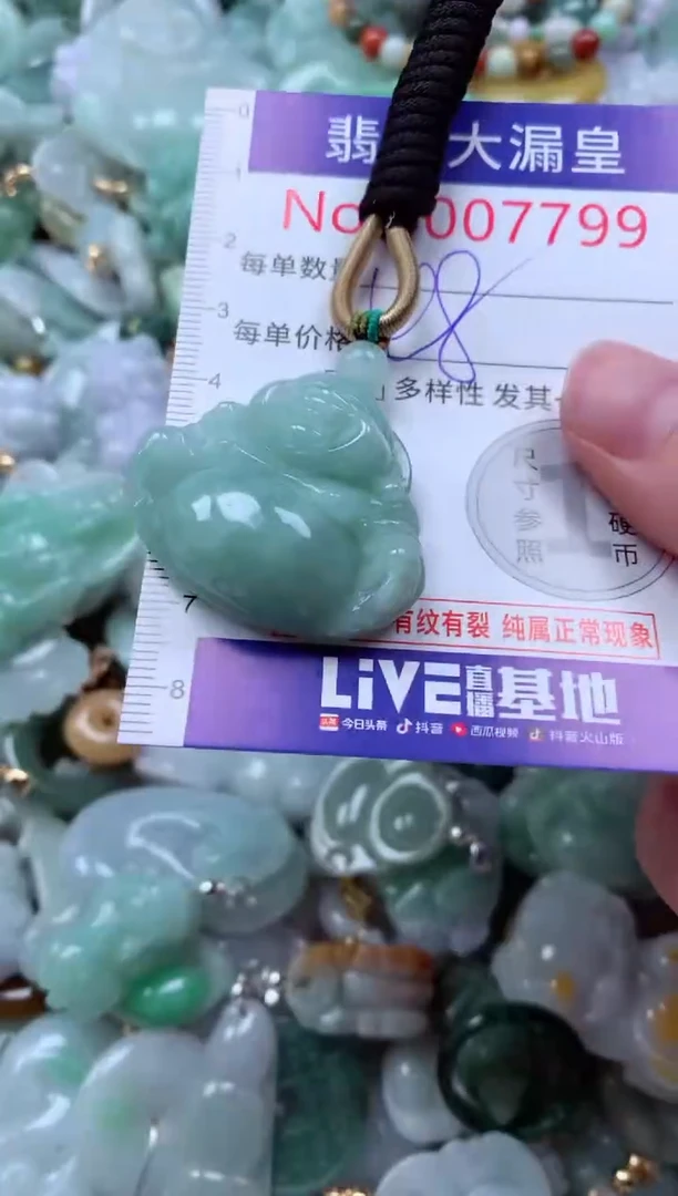 吊坠(不含链)未镶嵌翡翠7799