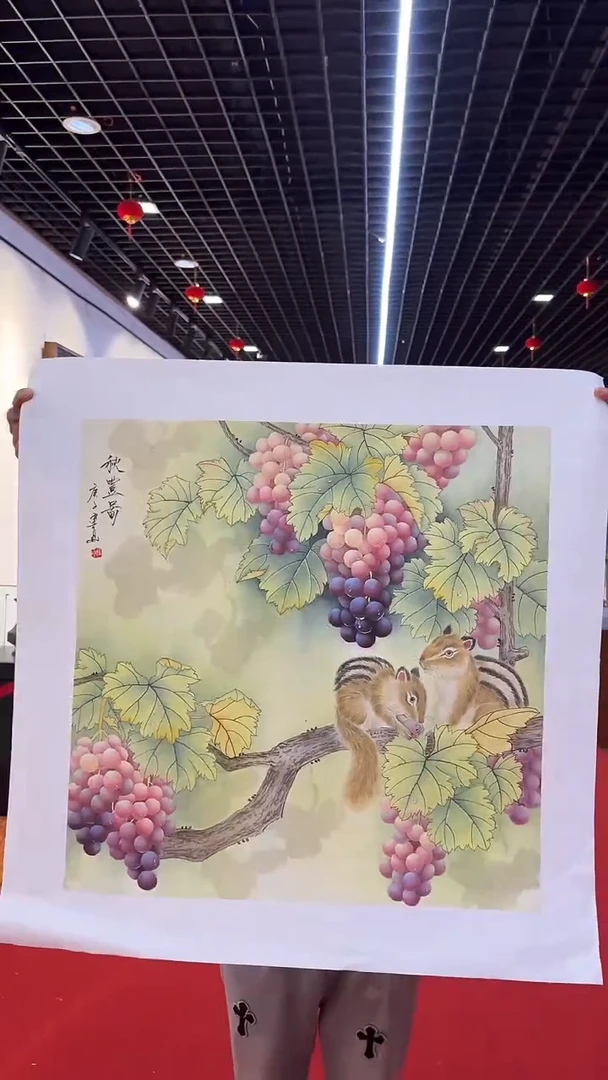 国画周建真老师绘画作品24-12