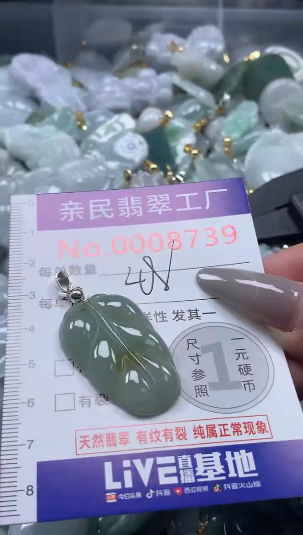 颈饰未镶嵌翡翠8739