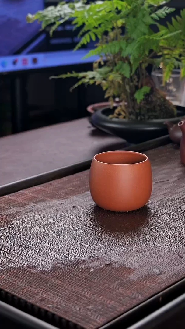 茶壶紫砂YZGT17697黄龙正砂-翁形杯