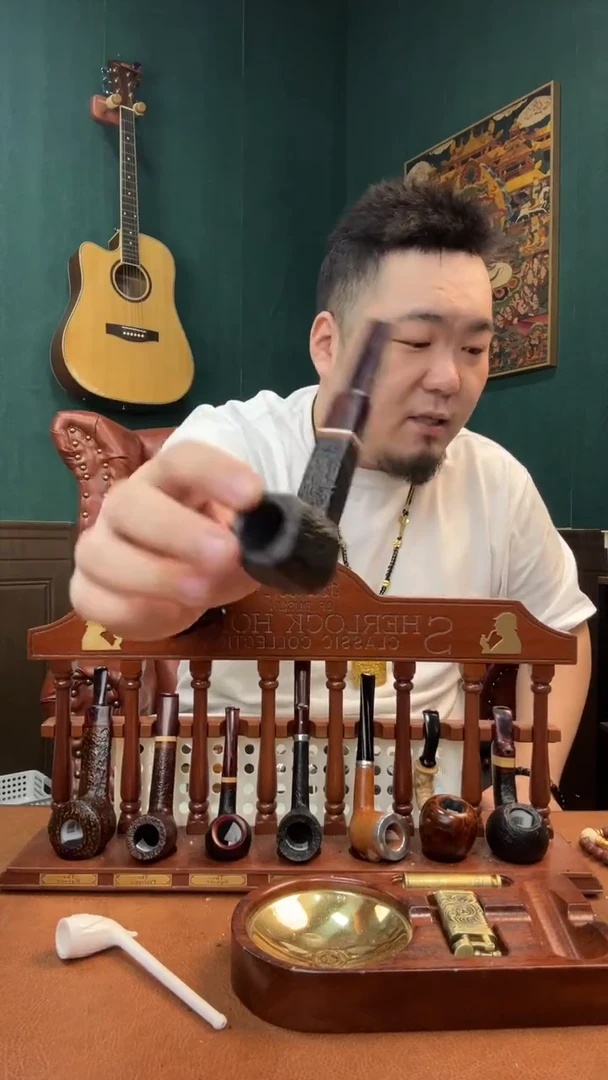 石楠木木雕款意大利进口石楠木烟斗
