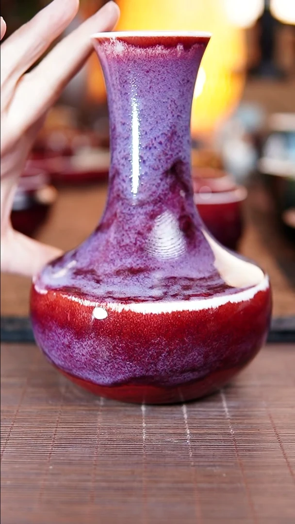 330长颈瓶 花瓶 经典47号玉石釉