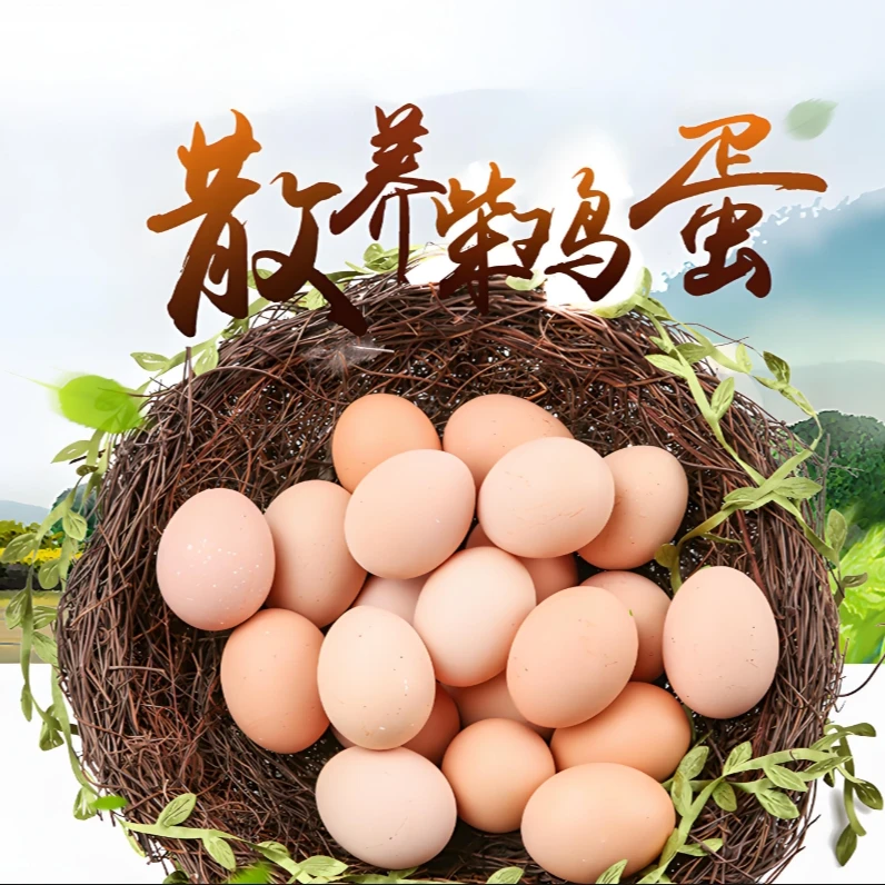 【汇峰农场】正宗林地散养柴鸡蛋（顺丰包邮）