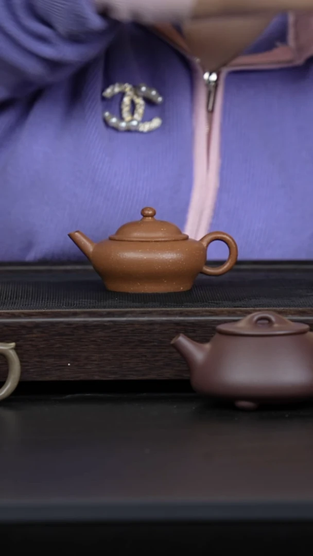 【闪购商品】紫砂茶壶金降坡笠帽