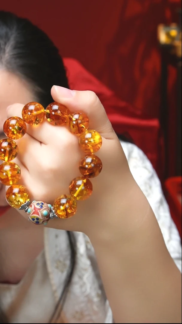 【闪购商品】琥珀珠宝奇石未镶嵌16mm