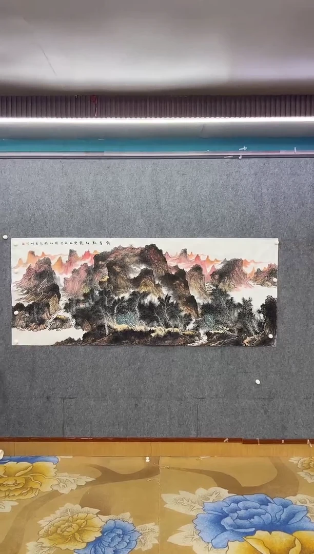 绘画M申青林-小八尺-山水国画