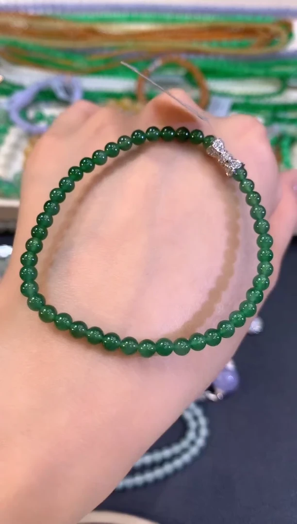未镶嵌手串翡翠q128