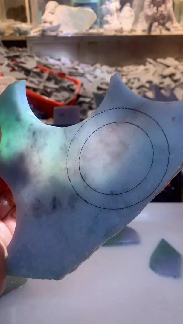 裸石翡翠0朗0翡翠珠宝706