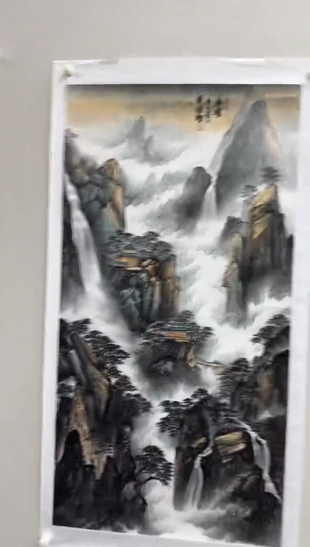 国画王东圃-国画山水8平尺