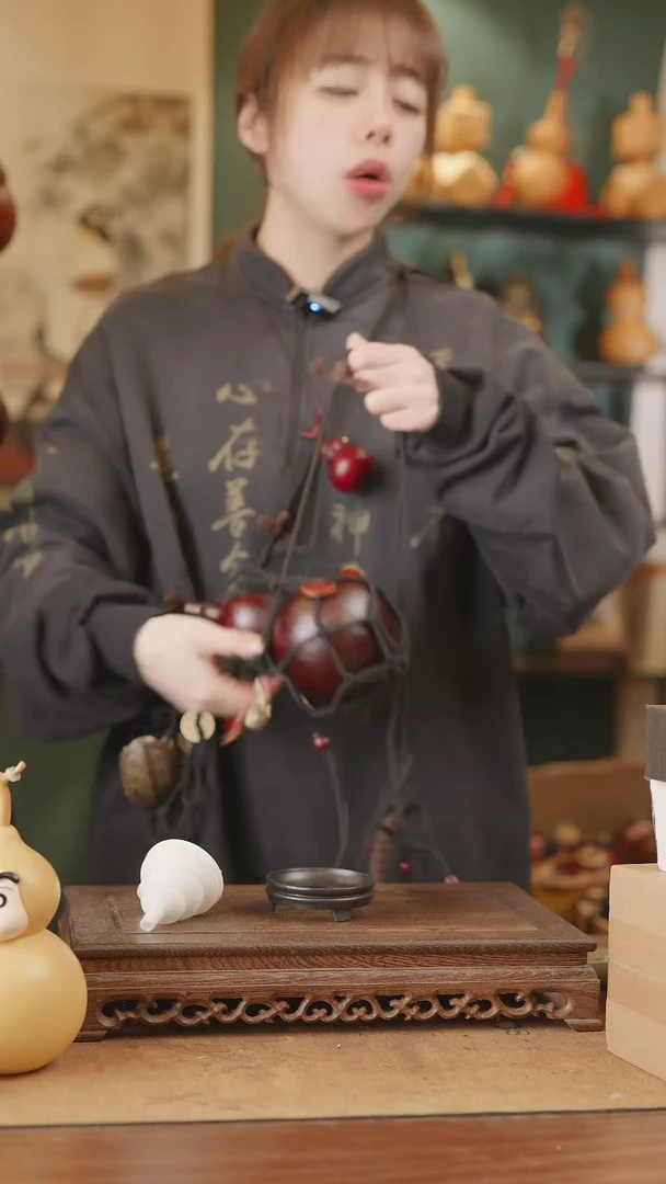 【闪购商品】18号精品天然大漆工艺防渗内胆酒葫芦~