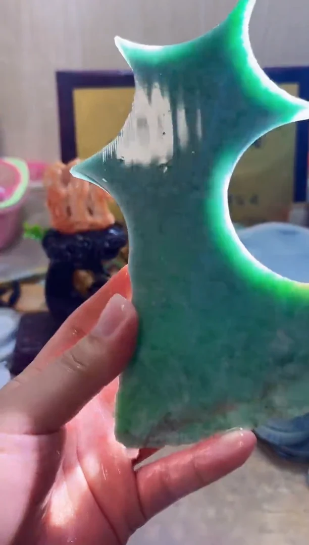 翡翠挂件未镶嵌A货常星2637