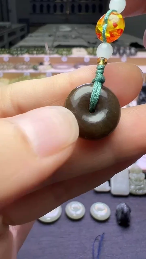 颈饰未镶嵌和田玉24号链接卡15*8mm