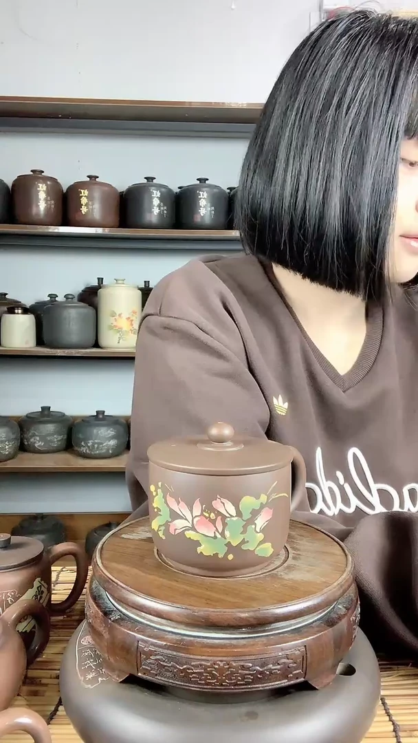 【闪购商品】罐手工彩填办公杯300CC