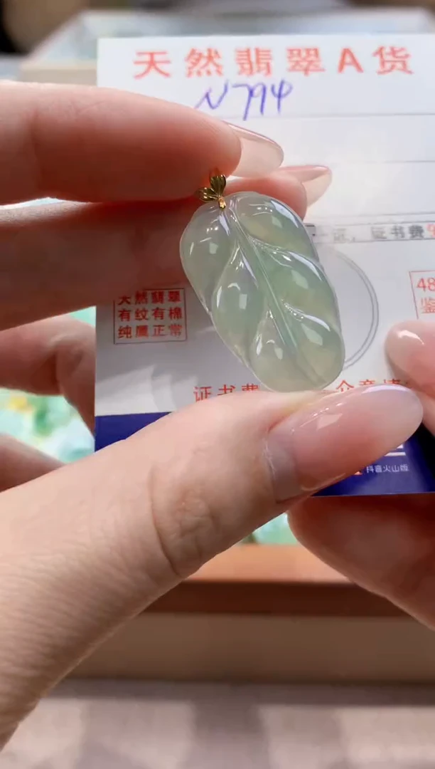 颈饰未镶嵌翡翠天然缅甸a货翡翠