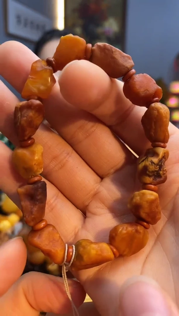 未镶嵌琥珀手串手串