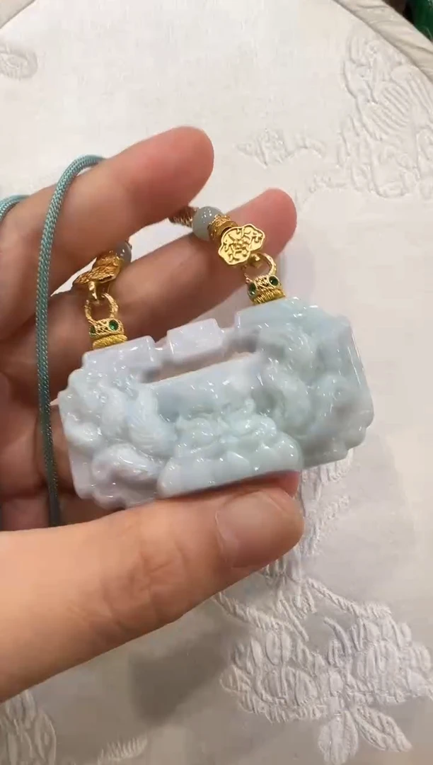 颈饰未镶嵌翡翠国风