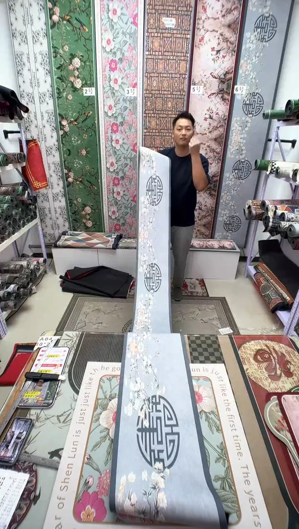 混纺30 300 浅紫微瑕