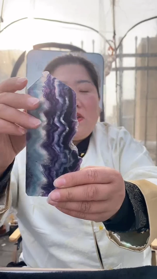 【闪购商品】萤石柱子未镶嵌萤石柱D155