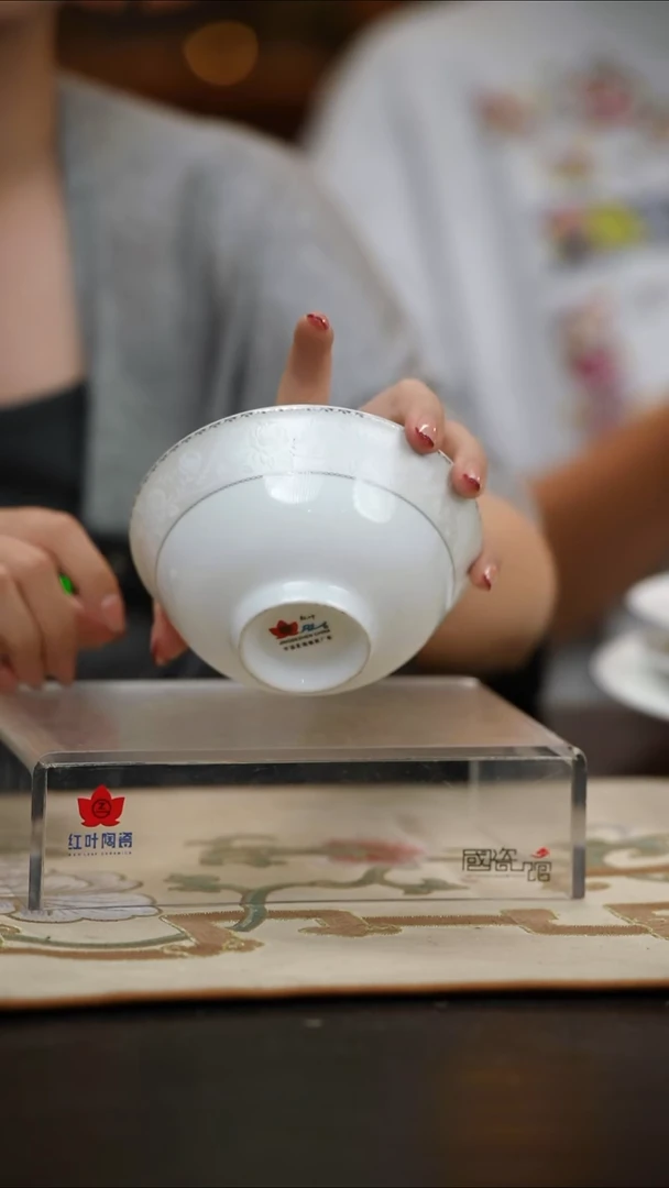 4个微瑕白玫瑰5英寸加大饭碗