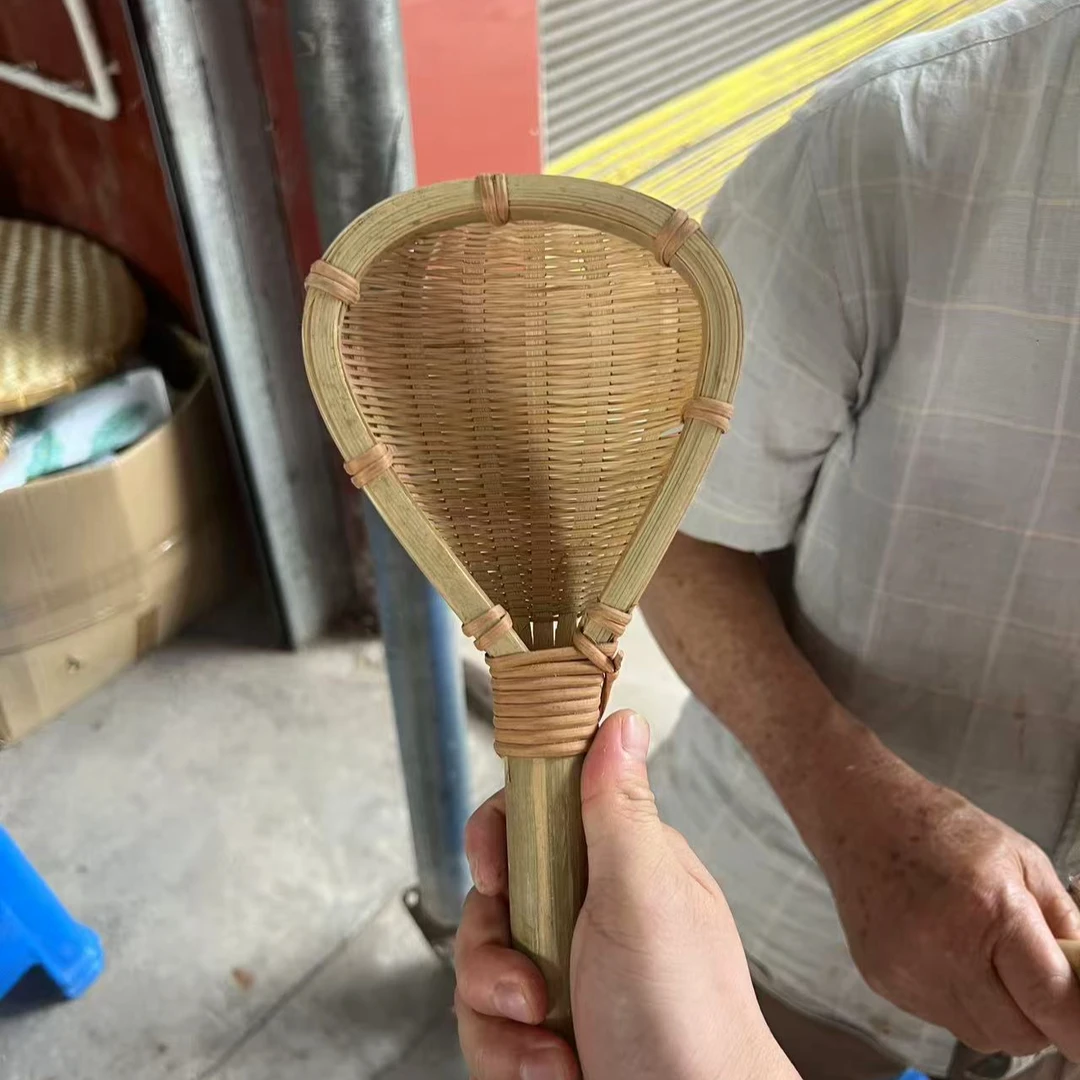 收纳漏勺沥水装东西手工编织小号