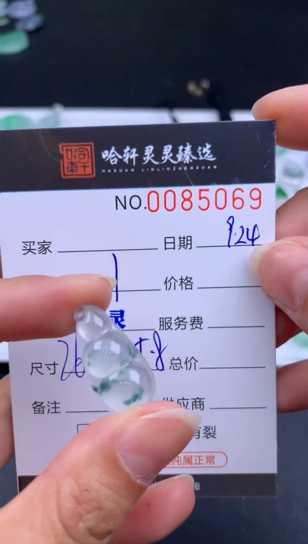 吊坠(不含链)未镶嵌翡翠哈轩  挂件1