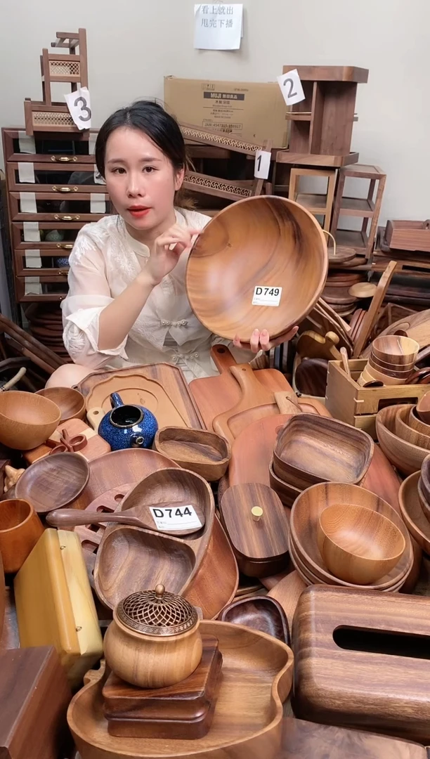 木 南美胡桃木大碗30*10cm   A