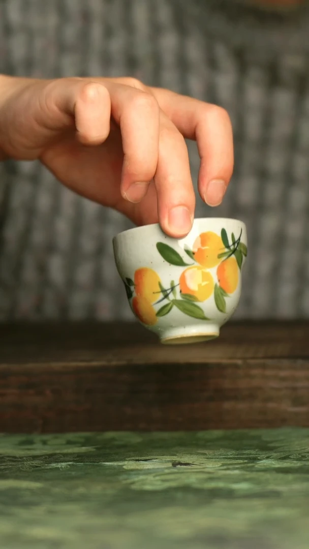 陶瓷青诗集手工手绘瓷器