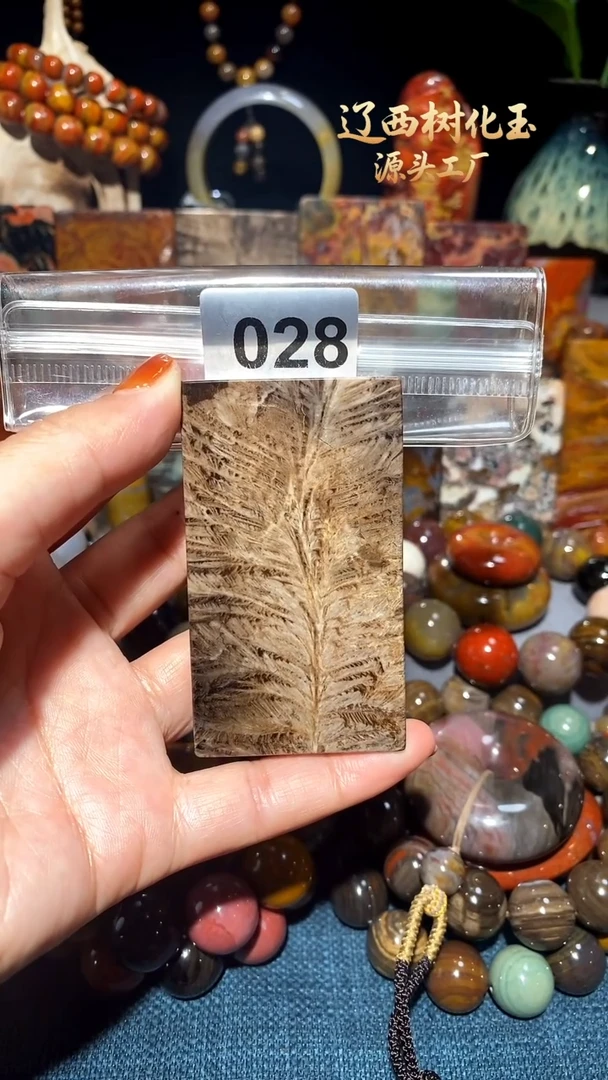 未镶嵌-硅化玉天然北票硅化玉吊坠