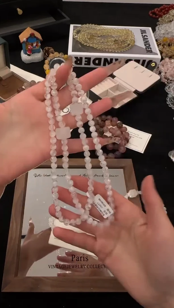 未镶嵌手链水晶雪花幽灵双圈x3071