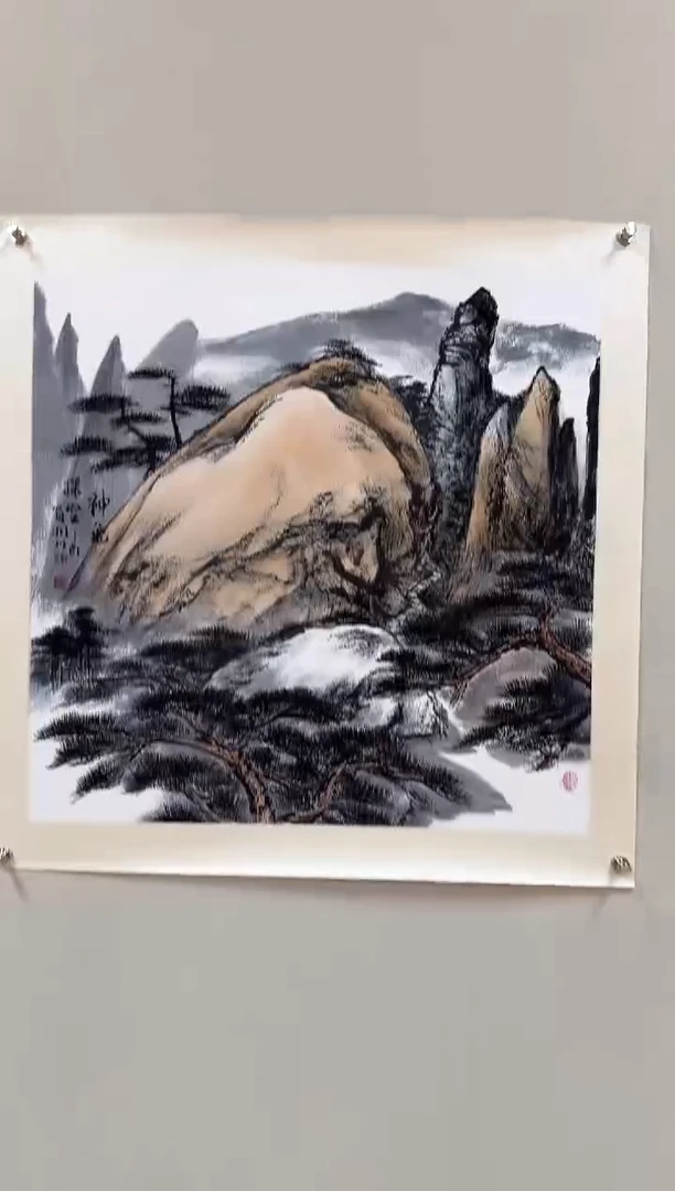 国画贺润川4平尺精品作品