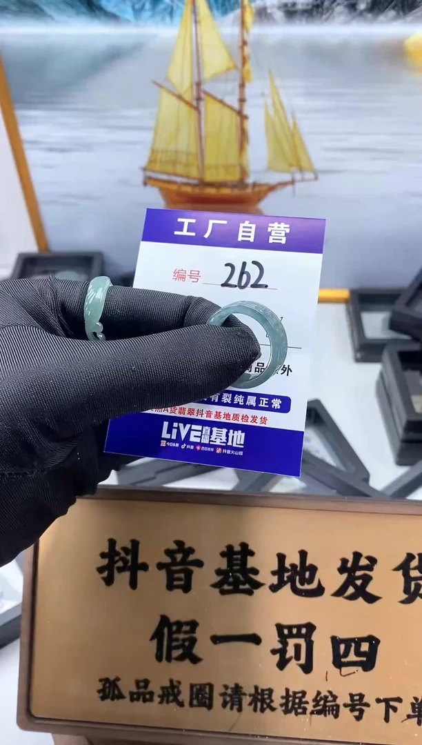 未镶嵌戒圈翡翠262
