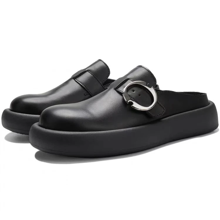 SGIRL TWTW新款厚底包头拖鞋女2025新款百搭一脚蹬懒人鞋勃肯拖鞋