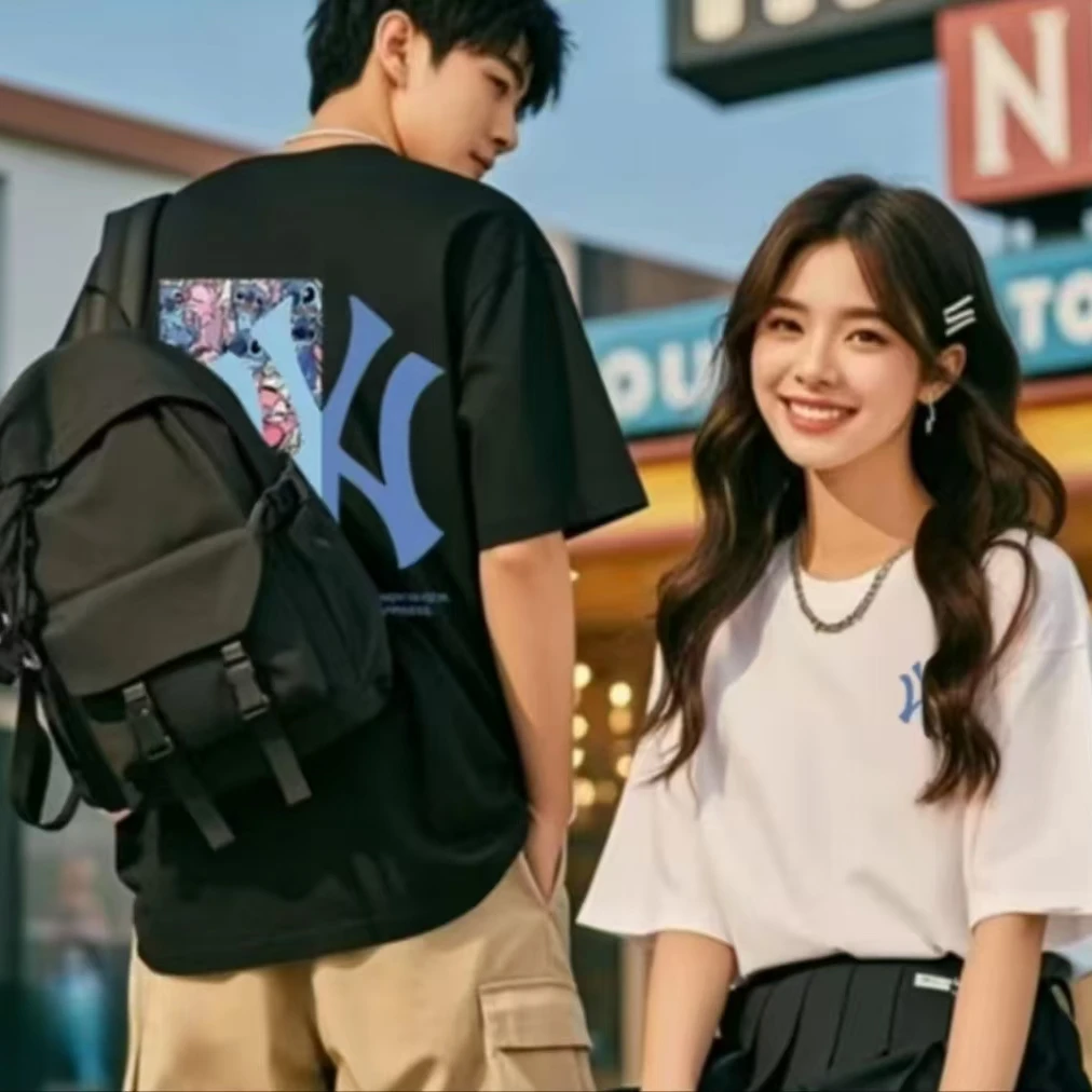 【暖暖专属】情侣常规夏季袖短袖T恤男士运动学生个性百搭ins户外