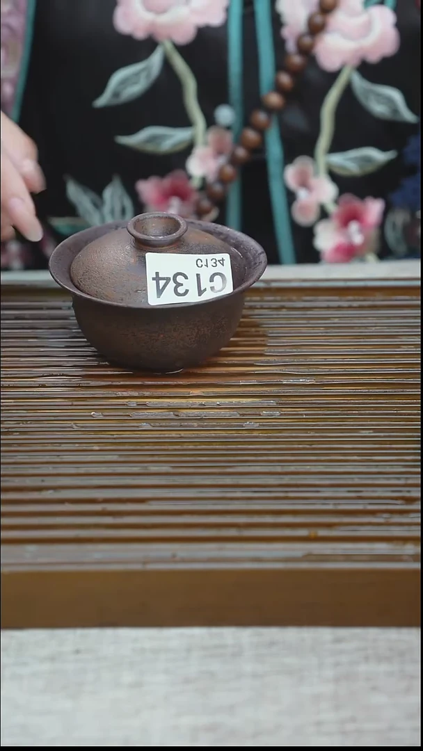 纯手工粗陶茶具每一只不一样