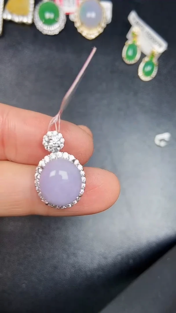 银S925镶嵌戒指翡翠3880