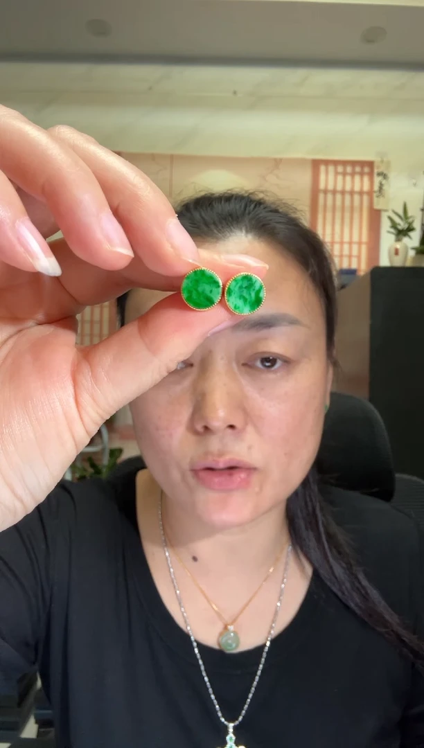 颈饰银S925镶嵌翡翠00005268